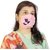 Aneya Butterfly and Signature Mask with Blue Beads Flowers Embroidered Face Mask, Reusable and Washable (Set of 2 Masks)