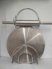 Shiraz Stainless Steel  Chakla Belan Stand