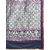 Vastranand Navy Blue & Silver-Toned Silk Blend Woven Design Banarasi Saree