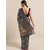 Vastranand Grey & Gold-Toned Silk Blend Woven Design Banarasi Saree
