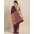 Vastranand Purple & Gold-Toned Silk Blend Woven Design Banarasi Saree
