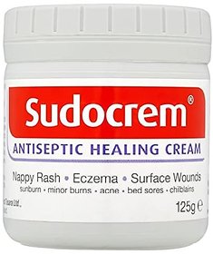Sudocrem Antiseptic Healing Cream For Nappy Rash, Eczema, Burns and more - 125g