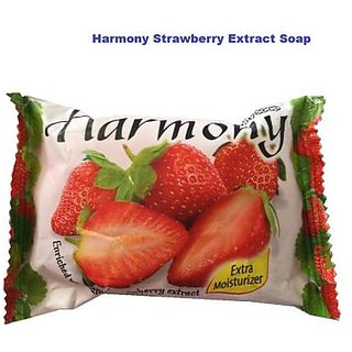 Harmony Strawberry Soap For Whitening And Fairness  (75 g)