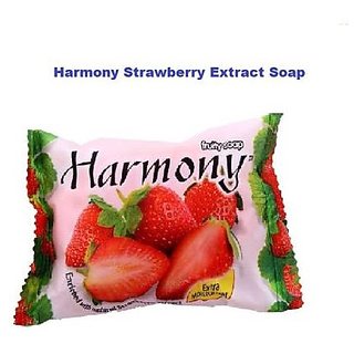 Harmony Strawberry Soap For Skin Lightening And Anti blemishes  (75 g)