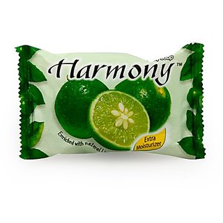 Harmony Green Lemon Fruity Soap 75g (Pack Of 2)