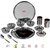 Sumeet Stainless Steel Heavy Gauge Mirror Finish  Dinner set  of 12 Pcs (2 Plate, 2 Small / Halwa Plate, 4 Bowl / Wati, 2 Glass, 2 Spoon)