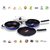 Sumeet Nonstick Induction Base Cookware Set Of Tawa + Kadhai With S.S. Lid (2 Ltr ) + Fry Pan (2 Ltr)