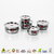 Sumeet 5 Pcs Stainless Steel Induction & Gas Stove Friendly Belly Shape Container Set