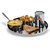 Sumeet Stainless Steel Heavy Gauge Mirror Finish  Buffet set / Dinner Set  of 5 Pcs (1 Plate, 2 Bowl / Wati, 1 Glass, 1 Spoon)