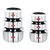 Sumeet Stainless Steel Mini To Big Size Flat Bottom Induction & Gas Stove Friendly Tope Cookware Set Of 6Pcs With Lids