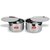 Sumeet 2 Pcs Large Size Stainless Steel Induction & Gas Stove Friendly Container Set