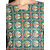 Fabclub Pure Cotton Bandhani Printed Straight Women Kurti (Green)