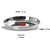 Sumeet Stainless Steel Heavy Gauge Medium Halwa Plates with Mirror finish 17cm Dia - Set of 3pc