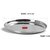Sumeet Stainless Steel Heavy Gauge Dinner Plates with Mirror Finish 27.5cm Dia - Set of 3pc