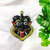 Shubhanjali Mahakal Mask Nazar Battu for Entrance Door-Black,4 Inch Long