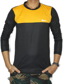 VANTAR Black Printed T-Shirt
