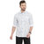 Seta Men's Navy Striped Slim Fit Shirts
