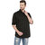 Seta Men's Black Printed Slim Fit Shirts