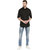 Seta Men's Black Printed Slim Fit Shirts