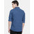 Seta Men's Blue Plain Slim Fit Shirts