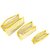 Rv Marketing 3-Set Travel Makeup Pouch Toiletry Cosmetic Shaving Kit Bag For Men and Women (Yellow)