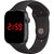 HRV Black Rubber Strap Apple LED Square Dial Digital Watch Digital Watch For Boys Girls Digital Watch For Boys