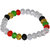 KESAR ZEMS Multi Crystal /Sphatik Stone Stretchable Bracelet  For Unisex  (10 x 2 x 1 CM) Clear