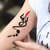 Trishul Om with Rudraksha Temporary Body Tattoo Waterproof Boy and Girl Tattoo VT31