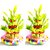3 Layer Lucky Bamboo Plants  with Pot Set of 2 PCS