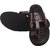 Bata Men's Brown Toe Ring Outdoor Slippers
