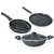 Prestige Deluxe Granite Non-Stick 5-Layer Coating Cookware Set-3 Pcs