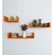onlinecraft wooden wall shelf ( ch930) orange ( U rack shelf)