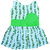 Flora's Self Design Cotton Frocks for girls