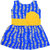 Flora's Self Design Cotton Frocks for girls