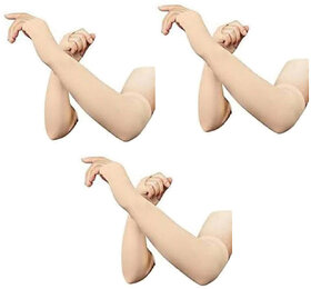 Eastern Club Protection Cooling Arm Sleeves for Men  Women, Perfect for Cycling, Driving, Running (3 Pair )