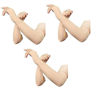 Eastern Club Protection Cooling Arm Sleeves for Men  Women, Perfect for Cycling, Driving, Running (3 Pair )