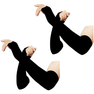 Eastern Club Protection Cooling Arm Sleeves for Men  Women, Perfect for Cycling, Driving, Running (2 Pair )