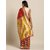 Meia Red & Blue Silk Blend Checked Banarasi Saree