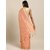 Meia Peach-Coloured Silk Blend Solid Baluchari Saree