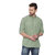Seta Men's Olive Plain Slim Fit Shirts