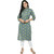 Grey Printed Cotton Kurti