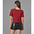 Vivient Women Happy Printed Maroon Top
