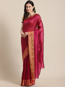 Meia Pink Chanderi silk sare