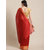 Meia Red Chanderi Silk Saree With Blouse