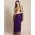 Meia Blue Chanderi Silk Saree With Blouse