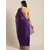Meia Blue Chanderi Silk Saree With Blouse