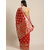 Meia Red Embellished Jacquard Saree
