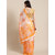 Meia Yellow Colour Taffeta Printed Saree Without Blouse Piece