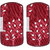 E-Retailer Polyester Multi Purpose Handle Cover Set of 2 Pc (Maroon, Size  6x12 Inches)