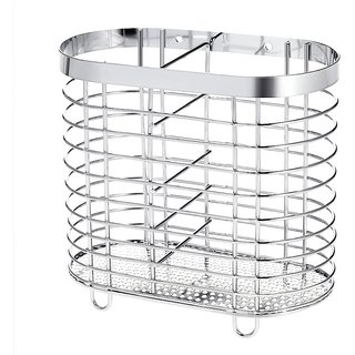 Right traders Spoon Holder/Spoon Steel Stand/Fork Holder/Knife Drainer/Steel Basket/Storage Drainer